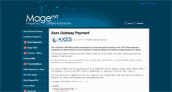 Desktop Screenshot of mageext.com